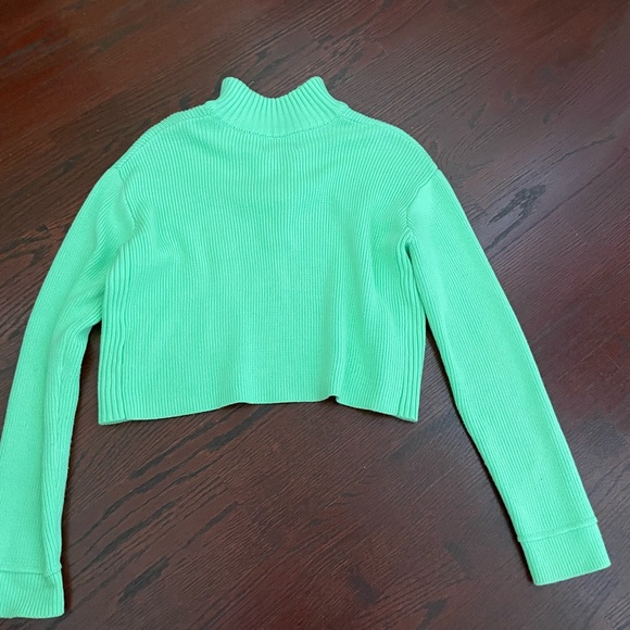 Urban Outfitters XS Cotton Blend Ribbed Crop Sweater - Picture 2 of 6